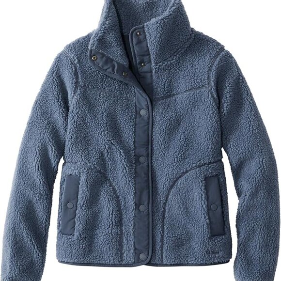 NWT L.L. Bean Women's Bean's Sherpa Fleece Jacket - Picture 1 of 5